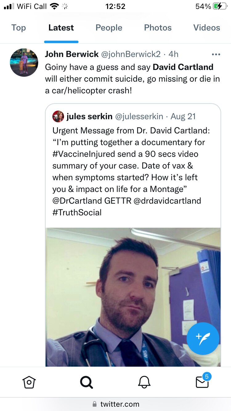 Let me place on record I do not fly helicopters or planes. I do not feel suicidal and will not purpo...