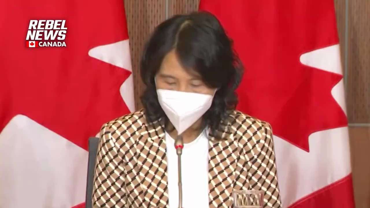Canada's Tam, donning a muzzle, telling people to get jabbed evey 90 days now.

These people are rel...