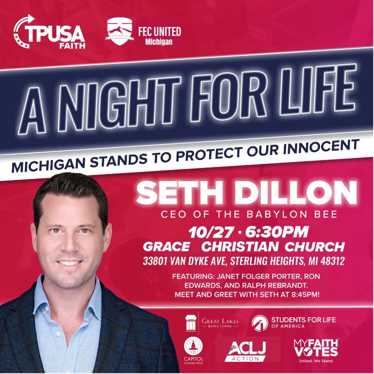 Abortion on demand is on the ballot in Michigan, and we are doing everything we can to raise awarene...