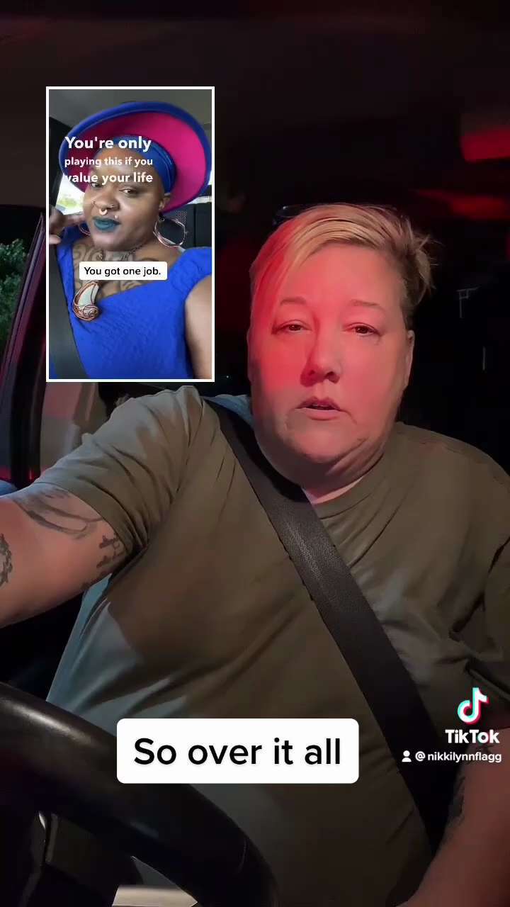 I’ve had enough.  so I let her know 