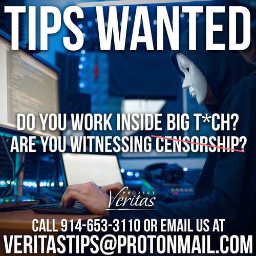 Send us a tip. Contact us now!

Call 914-653-3110 or Email veritastips@protonmail.com