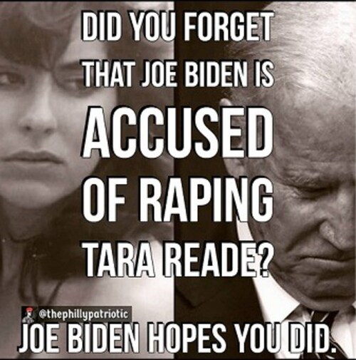 TARA READ BIDEN METOO RAPE VICTIM 
#METOO COMMIE BLSHT DOT ORG
@FruFru Replying to @ztexanz
Well he ...