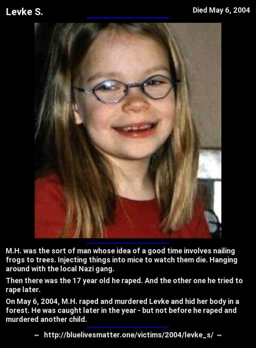 18 years ago yesterday, a neo-Nazi thug graduated from torturing and killing animals to raping and m...