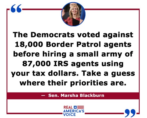 Sen. Marsha Blackburn reminds America where the Democrats' priorities are.  @votemarsha 

#RememberI...