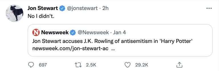 My favorite Tweet takedown of mainstream media today:  
