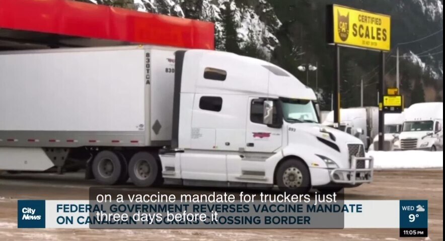 The Canadian government is reversing their COVID vaccine mandate for truck drivers. 

Are they start...
