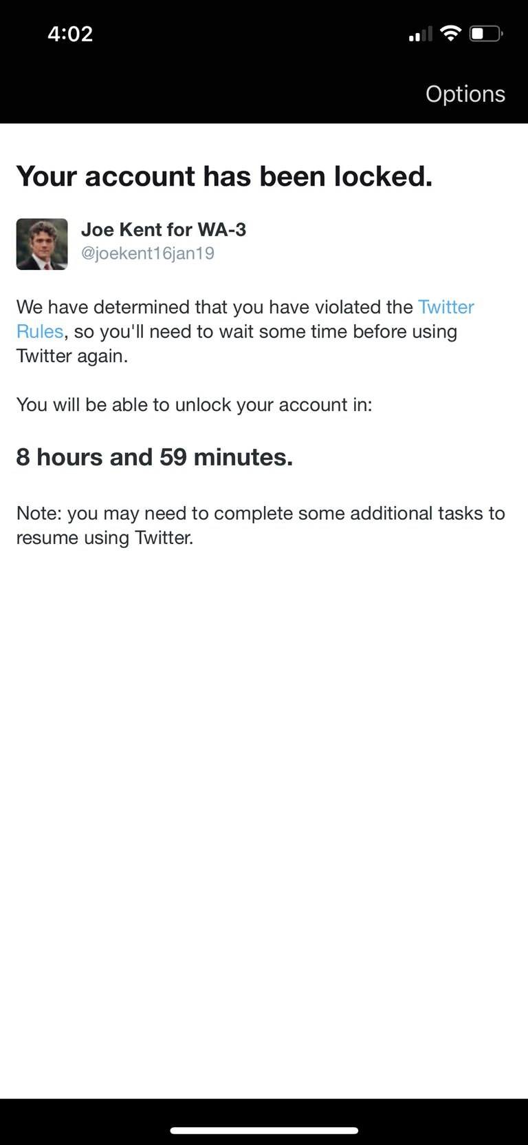 Good morning. Twitter does not like tweets about avoiding a war in Ukrainian or questioning the COVID narrative.