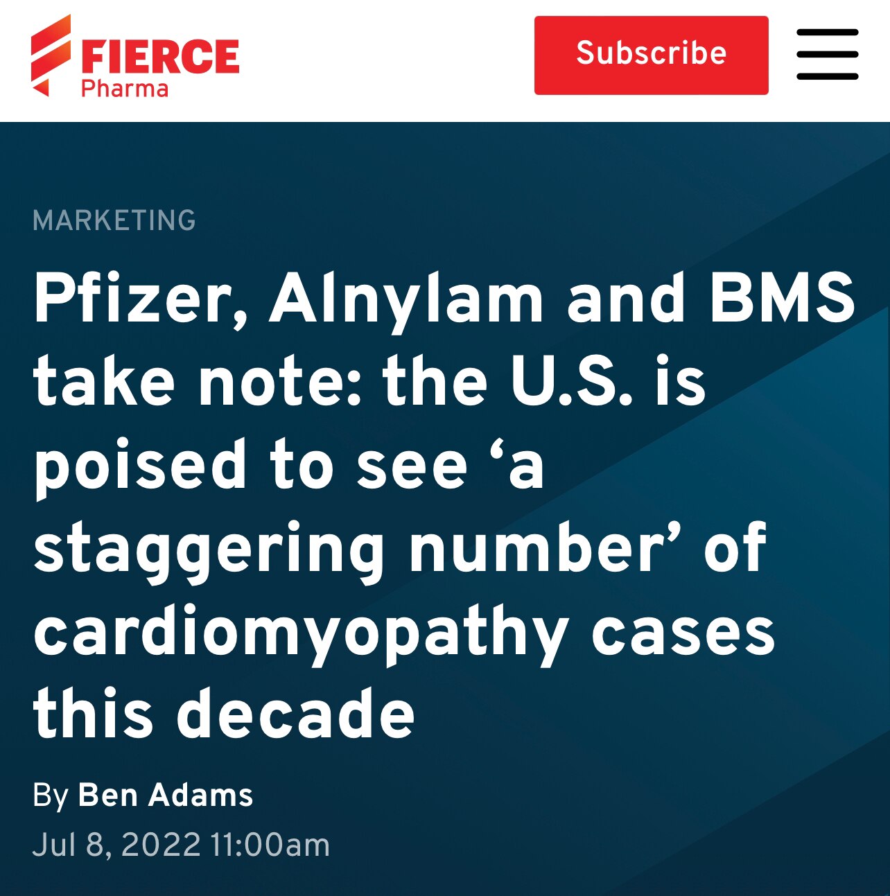 “There’s a new blockbuster heart disease market in town—and it's set to explode in size. That diseas...