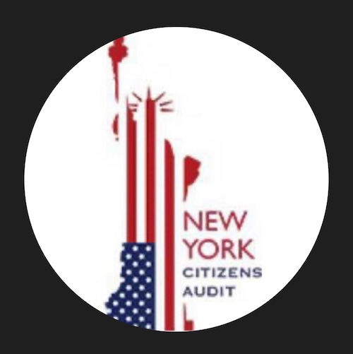 NY Citizens Audit is a Volunteer based group. 
Rumble Channel:
New York Citizens Audit