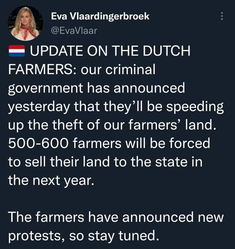 The #bestfarmers in the #world, are being #forcedoff their #land to make room to #construct #tenant #buildings for #migrants. This is what the #satanicworl