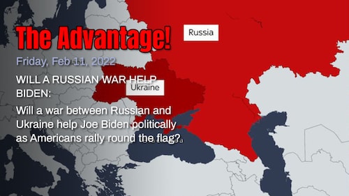 Bill Mitchell on GETTR: Will a war between Russian and Ukraine help Joe Biden politically as Americans rally round the flag?