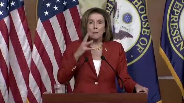 NOW - Pelosi: "With this president, this Joe Biden, this president with justice, environmental justi...