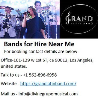 Live Latin Bands for Hire Near Me at attractive price.
Grand Latin Band is known for their a-list en...