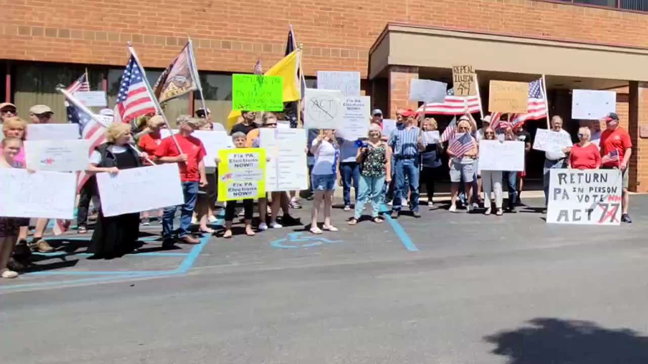 Right now in every county in the state of Pennsylvania. A coalition of now almost 80 Patriot groups ...