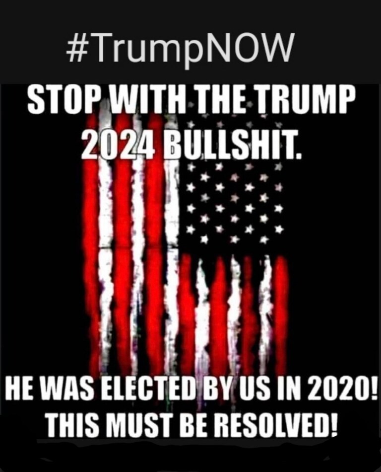 Trump must be reinstated or NOTHING ELSE MATTERS 