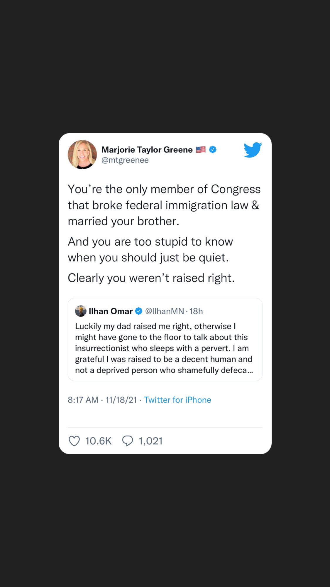 View Marjorie Taylor Greene's post on GETTR. Join the discussion, share your thoughts, and connect with the community.