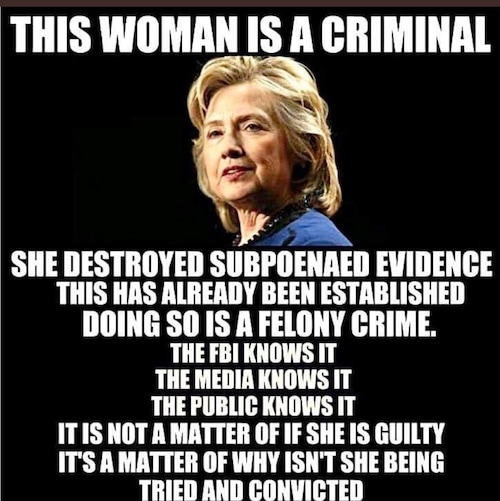 trump da man should lock her up