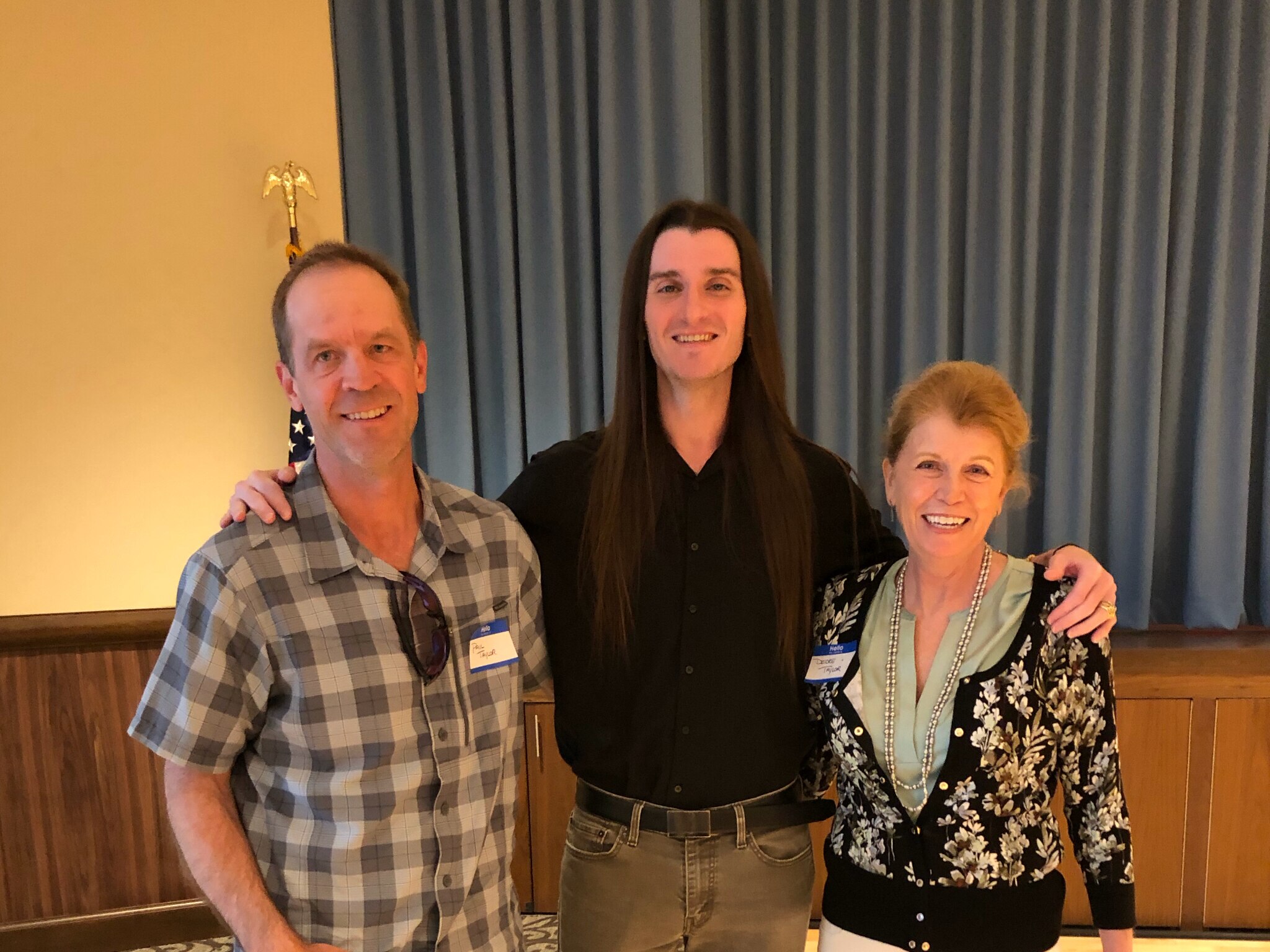 Having lunch with the most important and inspirational conservative in America today. Love what you do, Scott! @ScottPresler at the Orange Republican Women Federated meeting.