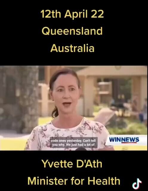 She has no idea why there is a 40% rise in heart attacks and chest pains.