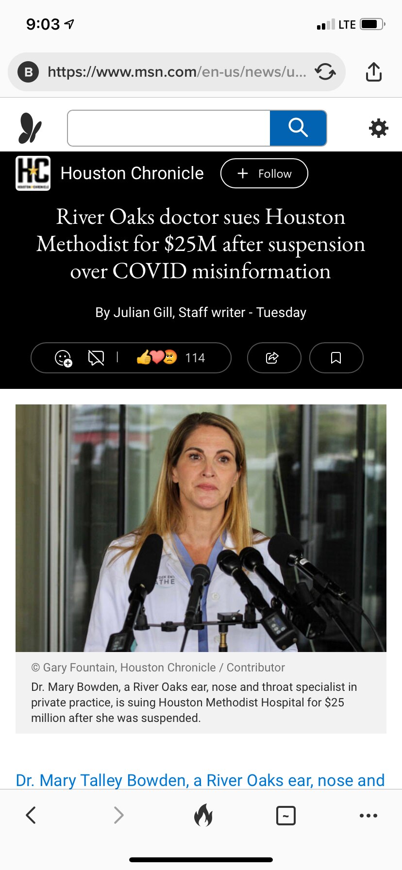 Sue Houston Methodist on Monday, get banned from Twitter on Saturday. Make sense?