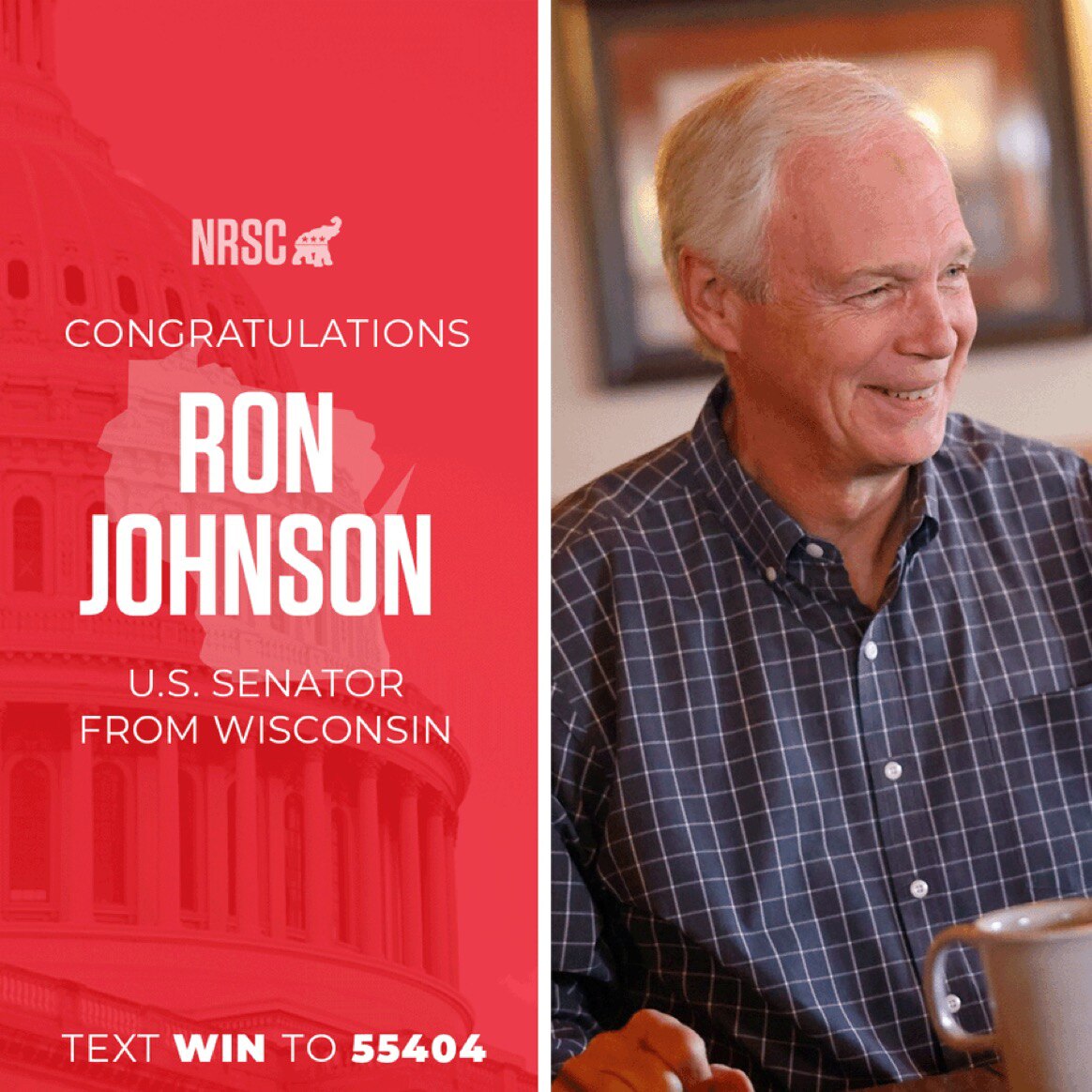 Congratulations Sen. Ron Johnson!