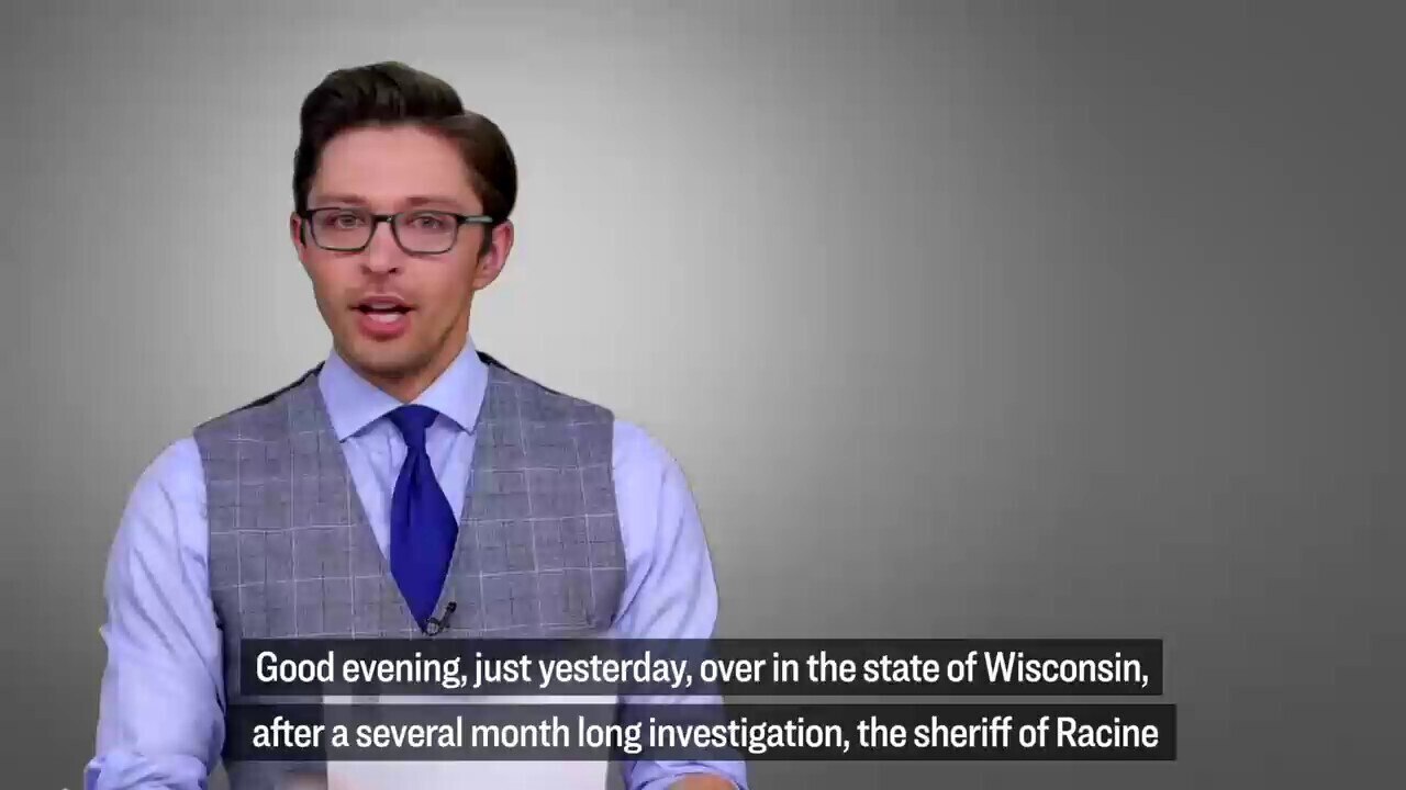 After a several months-long investigation, the sheriff of #RacineCounty , Wisconsin, just made a tel...