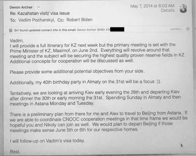 Anybody want to know purpose of Hunter's first trip to Kazakhstan in June 2014 on behalf of ChiComs ...