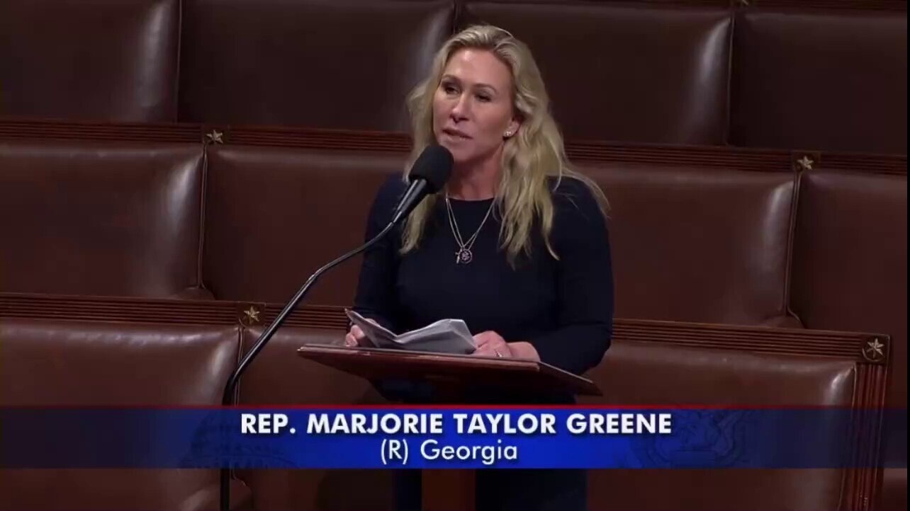 Marjorie Taylor Green Implores the House to Focus on American Issues Instead of Global Issues

"All we're hearing on the news is Ukraine, but yet here in America, what real Americans care about is gas prices they can't afford, inflation... and our out-of-control open border."