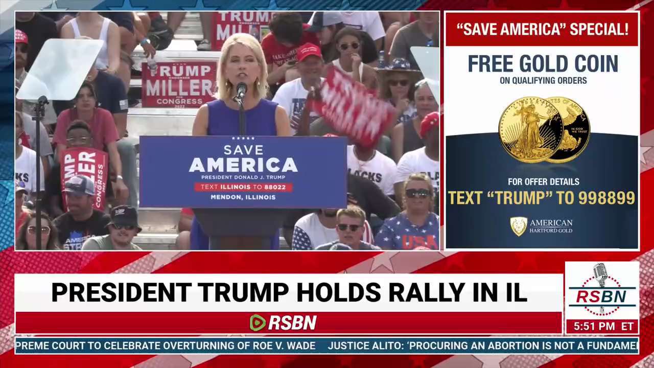 Rep. Mary Miller says "The RINOS will lie to our face, as they side with the Democrats, and stab us ...