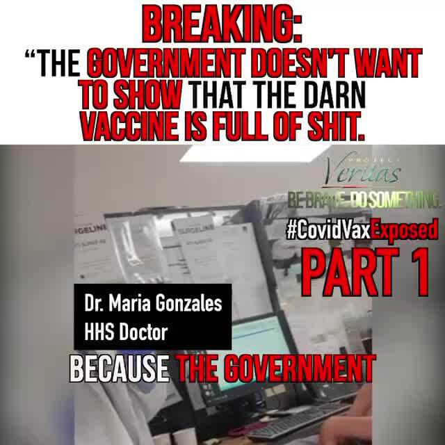 SHOCK VIDEO: Federal Govt HHS Whistleblower Goes Public with Secret Recordings 

‘Government Doesn’t Want to Show the [COVID] Vaccine is Full of Sh*t’ 

#CovidVaxExposed