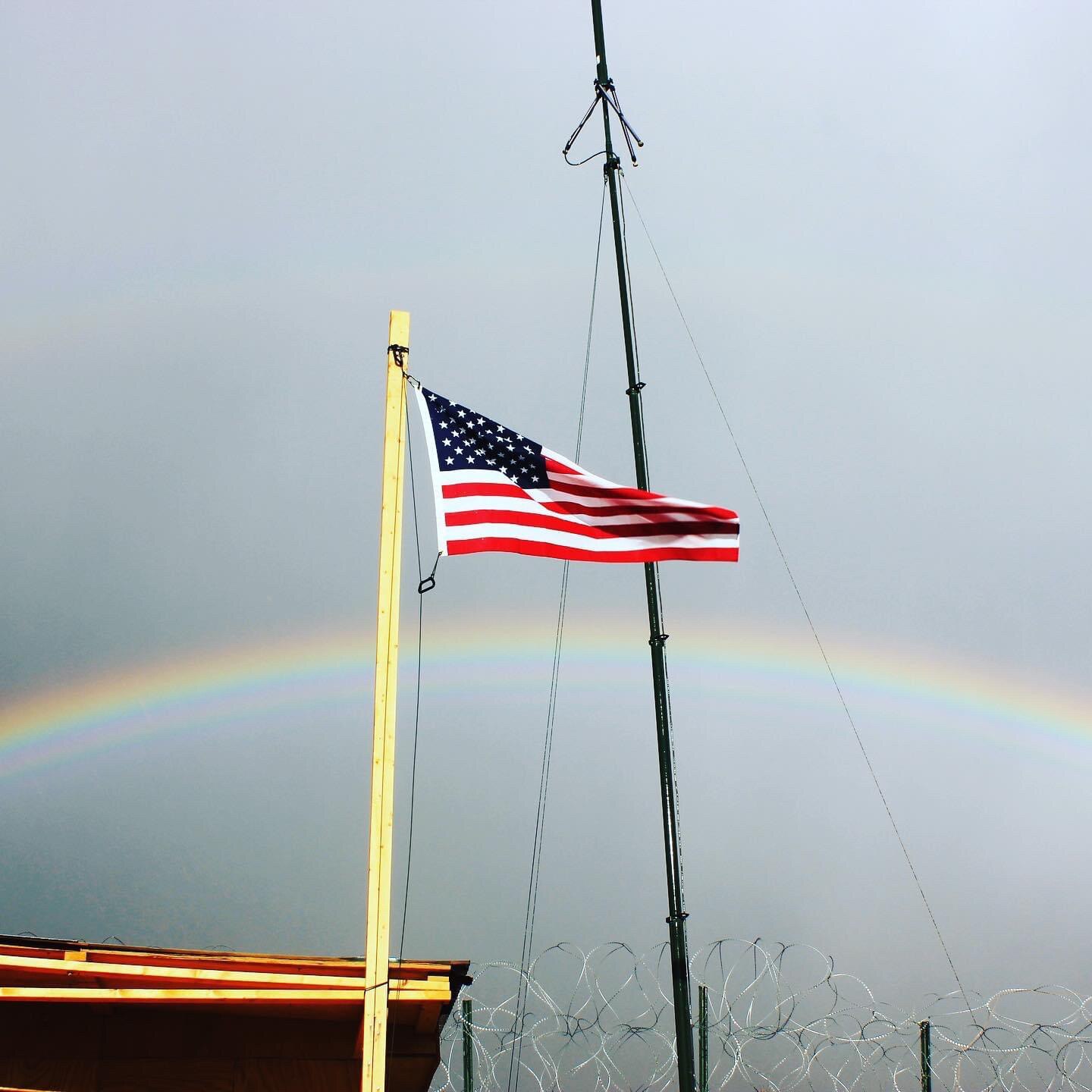 Flying the Colors, COP Pacemaker, ShaWaliKot, Kandahar, Afghanistan 2012