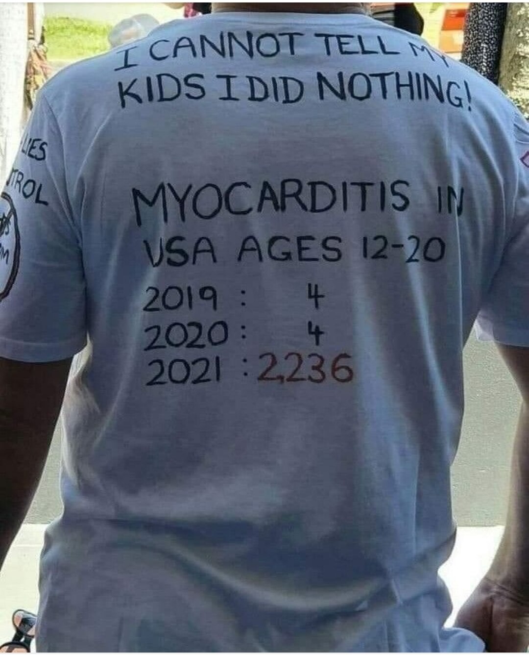Great shirt!! #novaccineforchildren #protectyourkids #standupforyourkiids #vaccinemyocarditis 