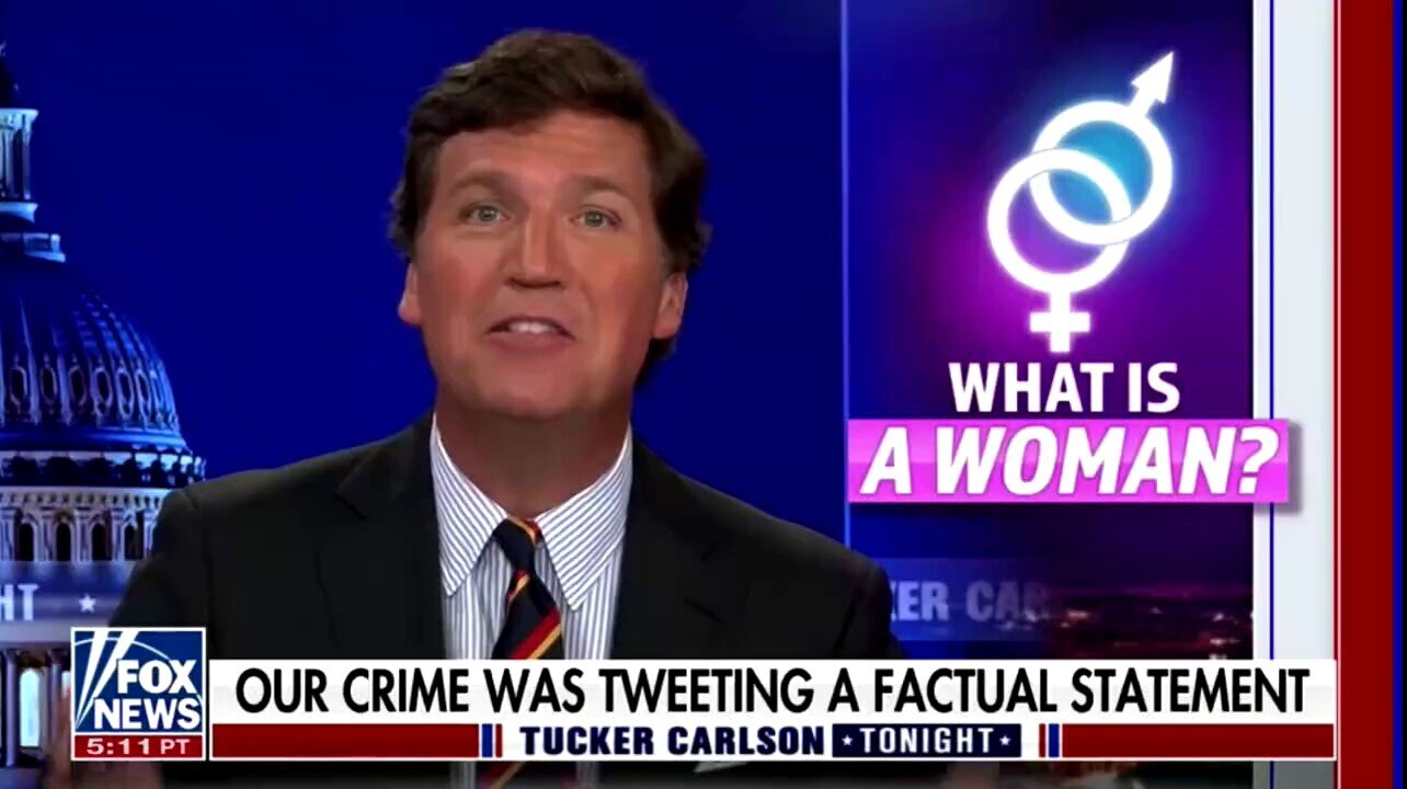 Tucker Carlson thoughts on Twitter suspending him for posting about tweets from The Babylon Bee and ...
