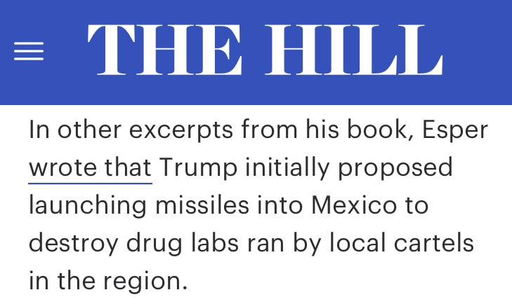 Mexican cartels have killed more Americans than Syria and we bombed them.  

