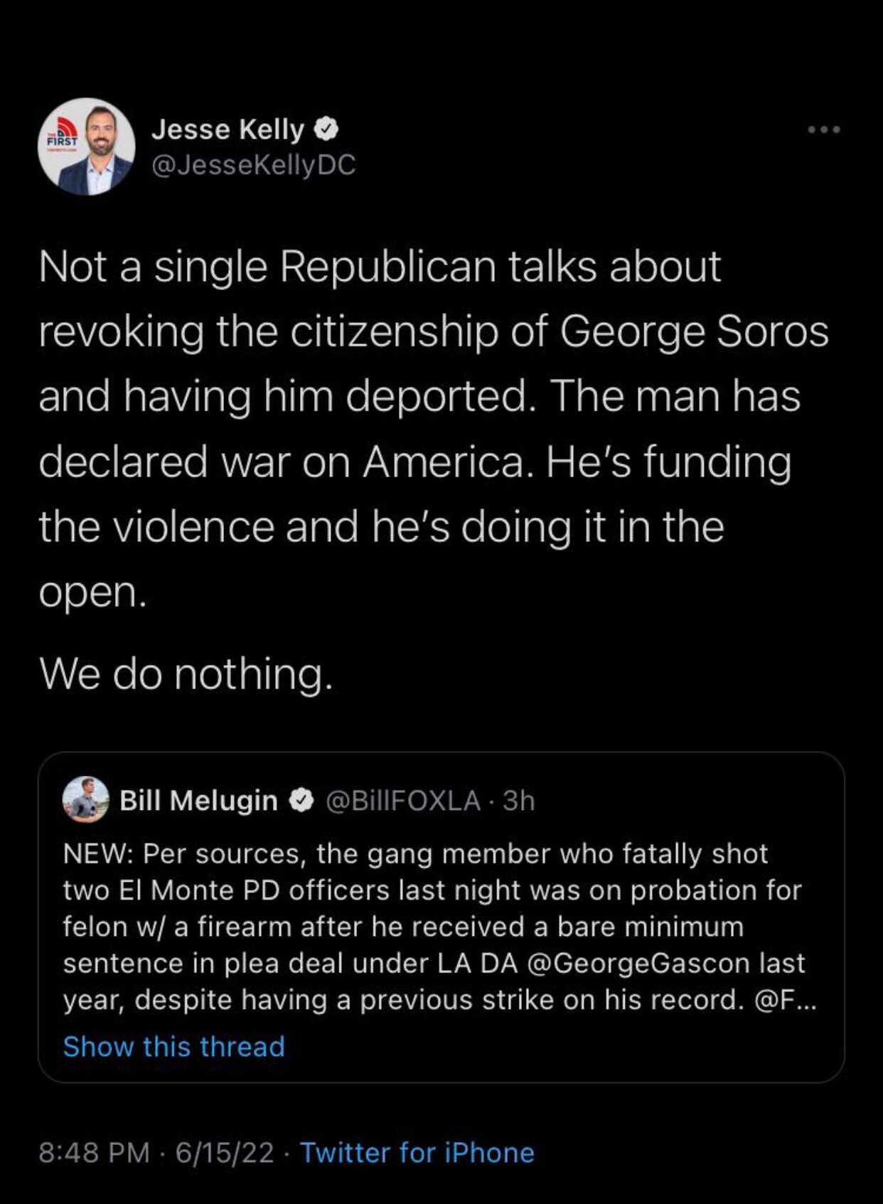 Why does America protect Soros?