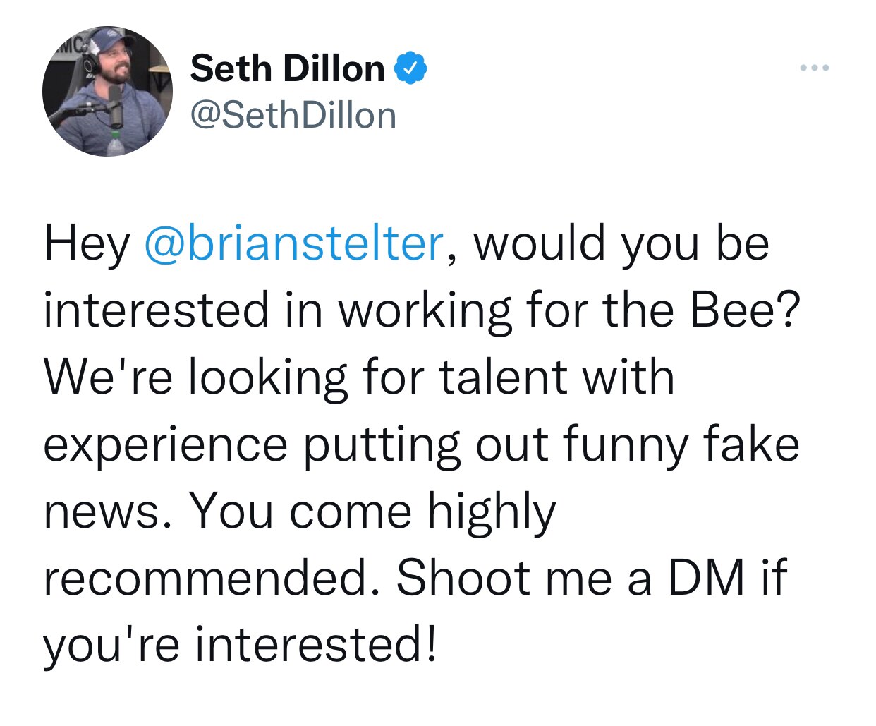 Love Seth Dillion and the Bee. 😂😂😂😂