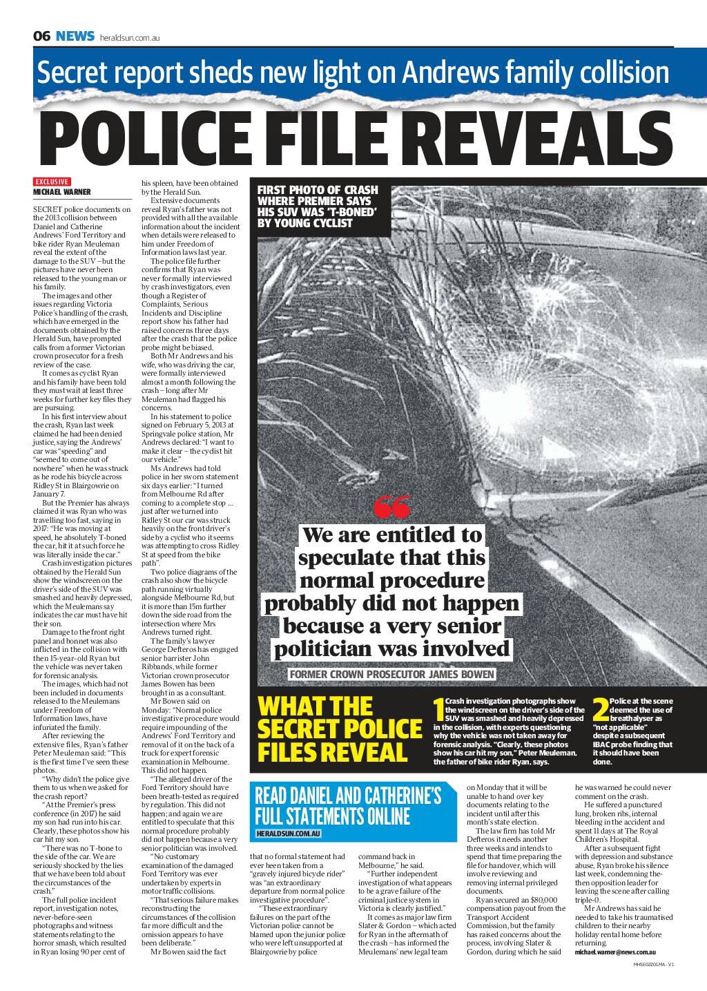 DAN ANDREWS BUSTED LYING AGAIN

IT WASN’T A T BONE

IT WAS A DIRECT HIT ANDREWS AND CATH BOTH LIED.

This was a coverup, no if’s and no but’s.

#springst #Liar 
#AndrewsMustGo #SackDanAndrews 
#auspol #LaborTrash 
