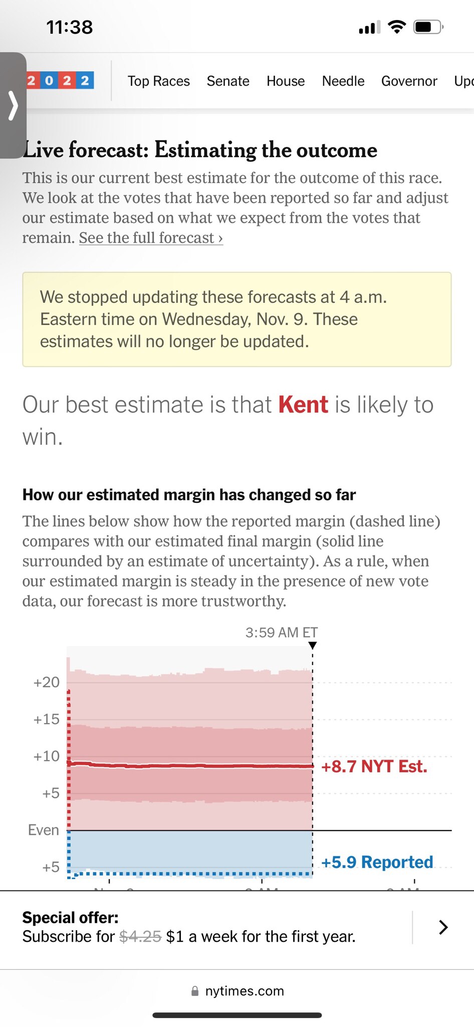 Joe Kent is projected to win in Washington State!  This is a huge achievement.  Please join me in co...