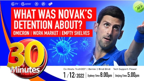 .WHAT WAS NOVAK'S DETENTION ABOUT? OMICRON|WORK MARKET|EMPTY SHELVES Co-Hosts: Truth007,Bernie,Bindi Bindi