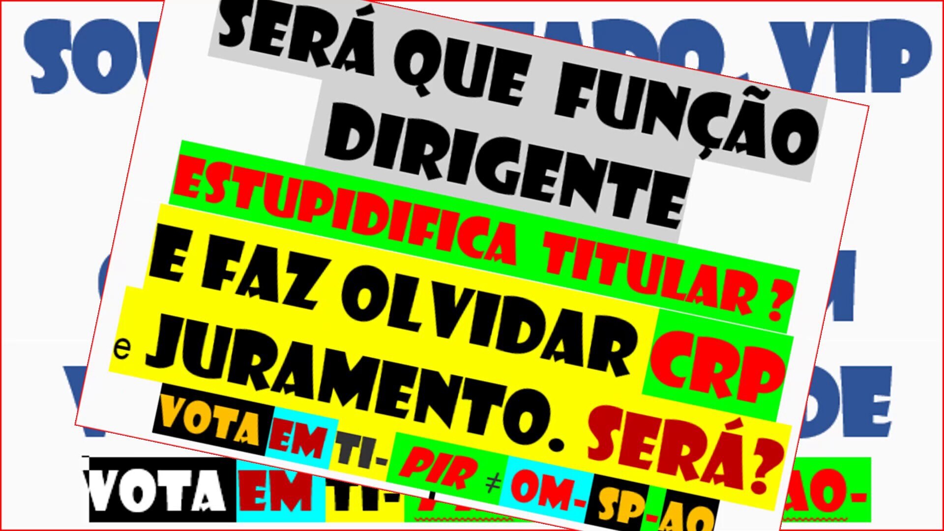 DONOS SOMOS TODOS
10 MILHÕES
ESCRAVATURA FOI DECLARADA EXTINTA HÁ MUITO
MAS CEST-TDT FAZEM-NA EXISTIR QIHDASS 

VÍDEO AO ACASO-15- $ PIR ≠ politicien politiker político política politik policy google politician politique you tube partido imagens images gettr ifc pir pecbc 2dqnpfnoa qihdass bilder

https://verdade-rigor-honestidade-diferente.blogspot.com/?view=flipcard
V-GERAÇÃO https://gettr.com/post/p10pzdi65d1
V-FINANC https://gettr.com/post/p10mlhw2bfe
V-RESPEITAR https://gettr.com/post/p112yi96a70
V-ART3 https://gettr.com/post/p10nudgc1bf
V-ADERE https://gettr.com/post/p10mmjg2d3b
V-RETROSPECTIVA https://gettr.com/post/p10lnjd021a