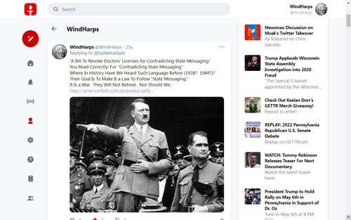 @jasonmillerindc Letter Sent to Support@GETTR for Censorship:

GETTR is Censoring Comments/Posts, Without Explanation...