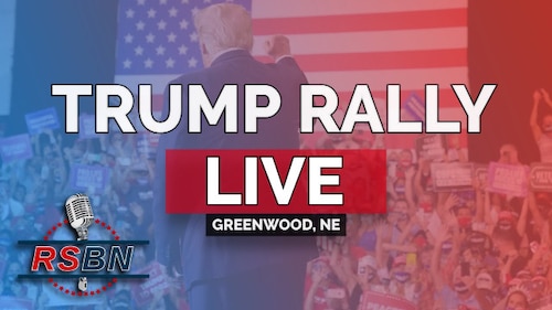 Sunday, May 1, 2022: Join the RSBN crew LIVE from Greenwood, NE for all-day coverage as President Donald J. Trump holds a Save America Rally.

President Donald J. Trump, 45th President of the United States of America, will hold the previously postponed rally in Greenwood, Nebraska, on Sunday, May 1, 2022, at 5:00PM CDT.