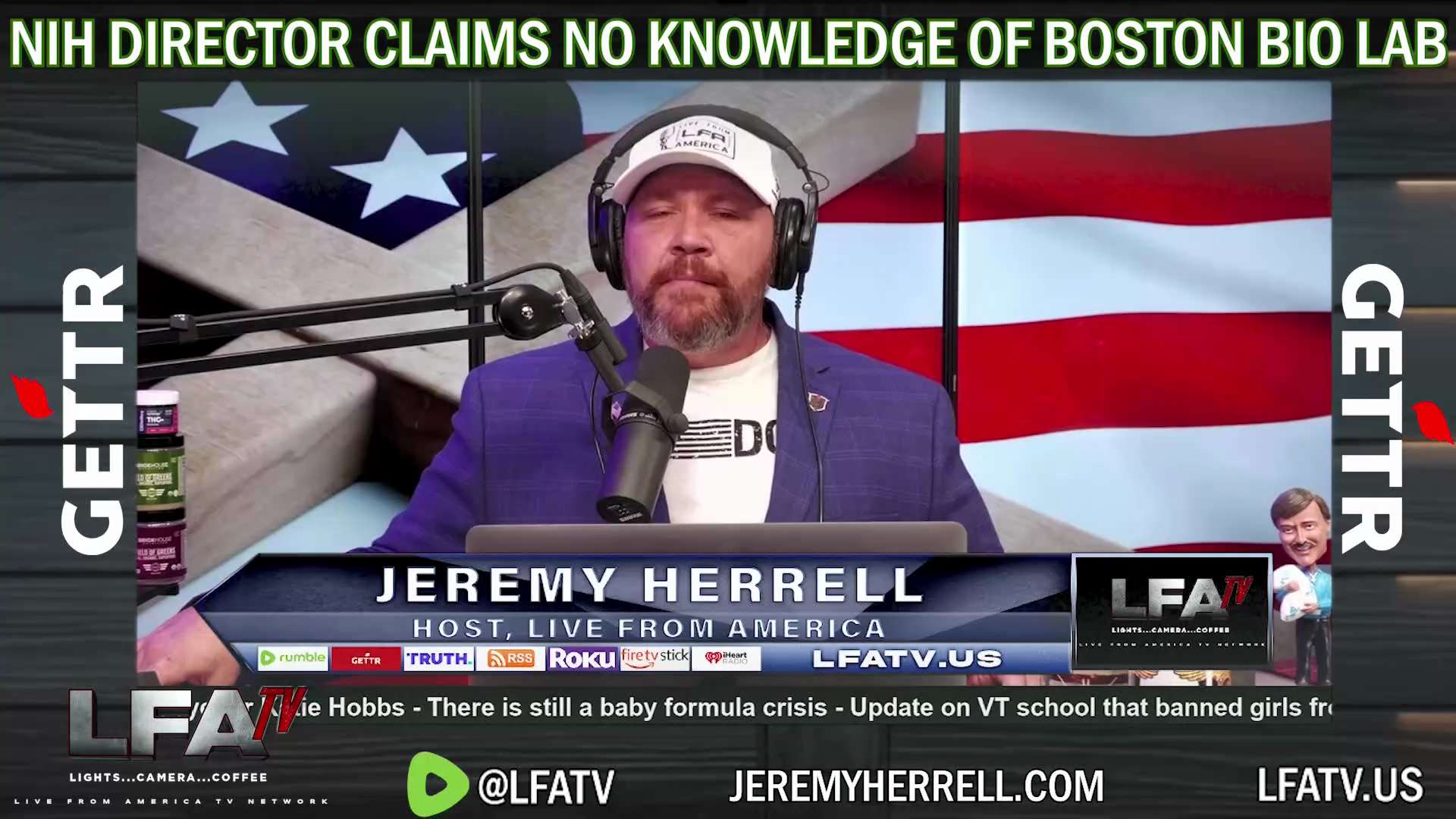 LFA TV SHORT CLIP: NIH UNAWARE OF THE BOSTON BIO-LAB RESEARCH!! #lfatv #livefromamerica @GETTRLive