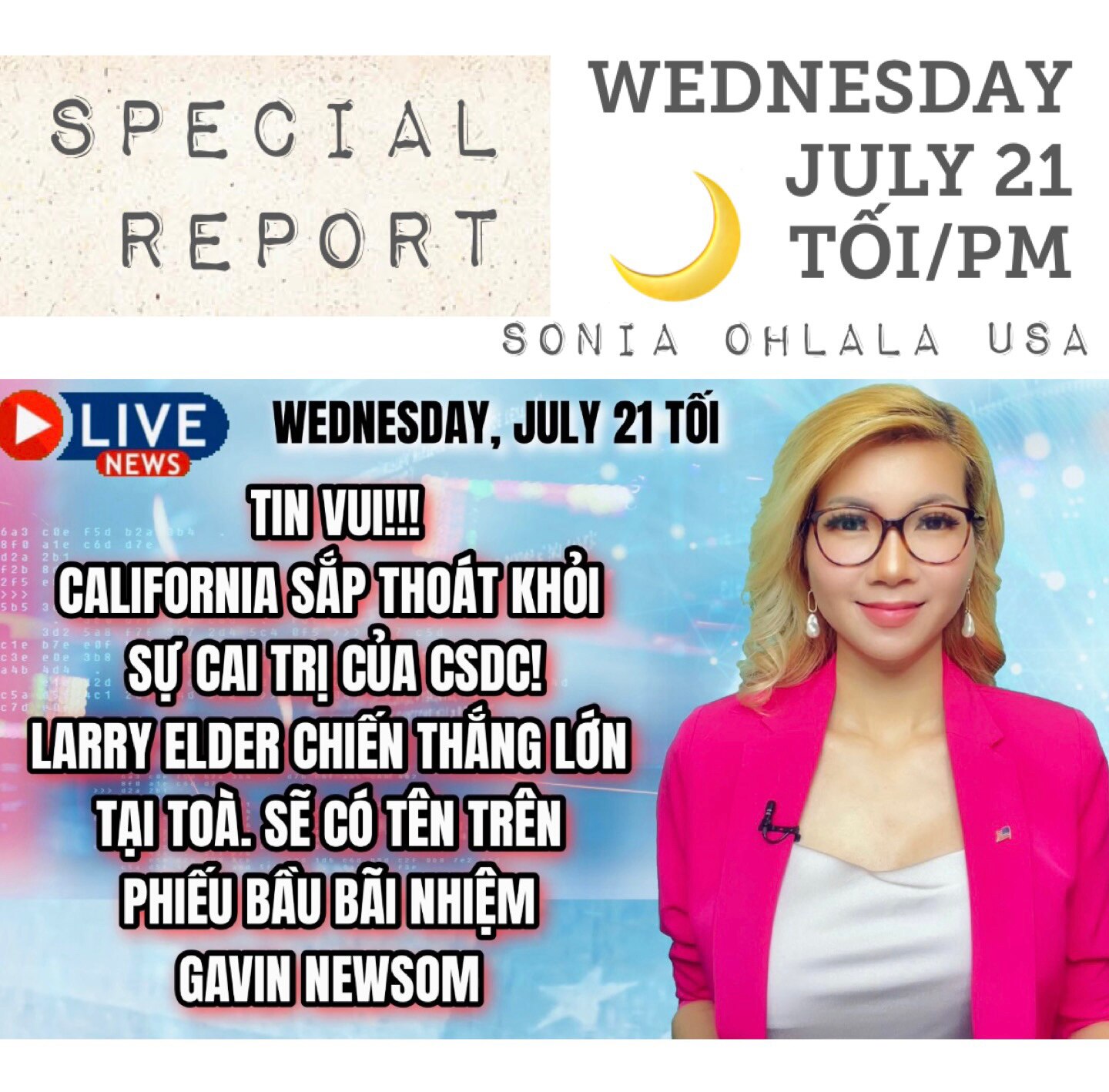 🟡SHOWTIME QUÝ VỊ ƠI!!!
Xem Video ➡️ https://youtu.be/zjmwuiZ0fWY

CALIFORNIA SẮP THOÁT KHỎI SỰ CAI ...