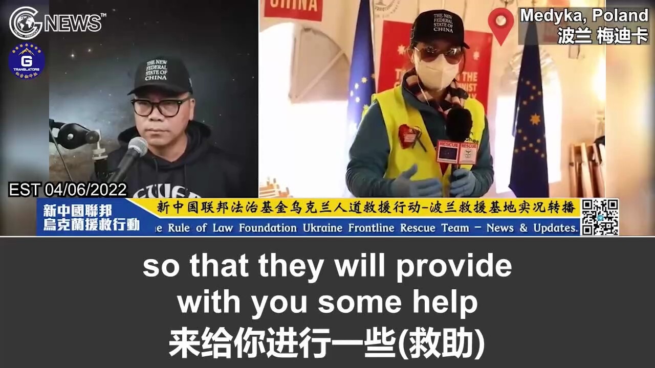 4/6/2022 Ukraine Rescue: Fellow fighter Wenyao on why the number of refugees served by the big tent ...