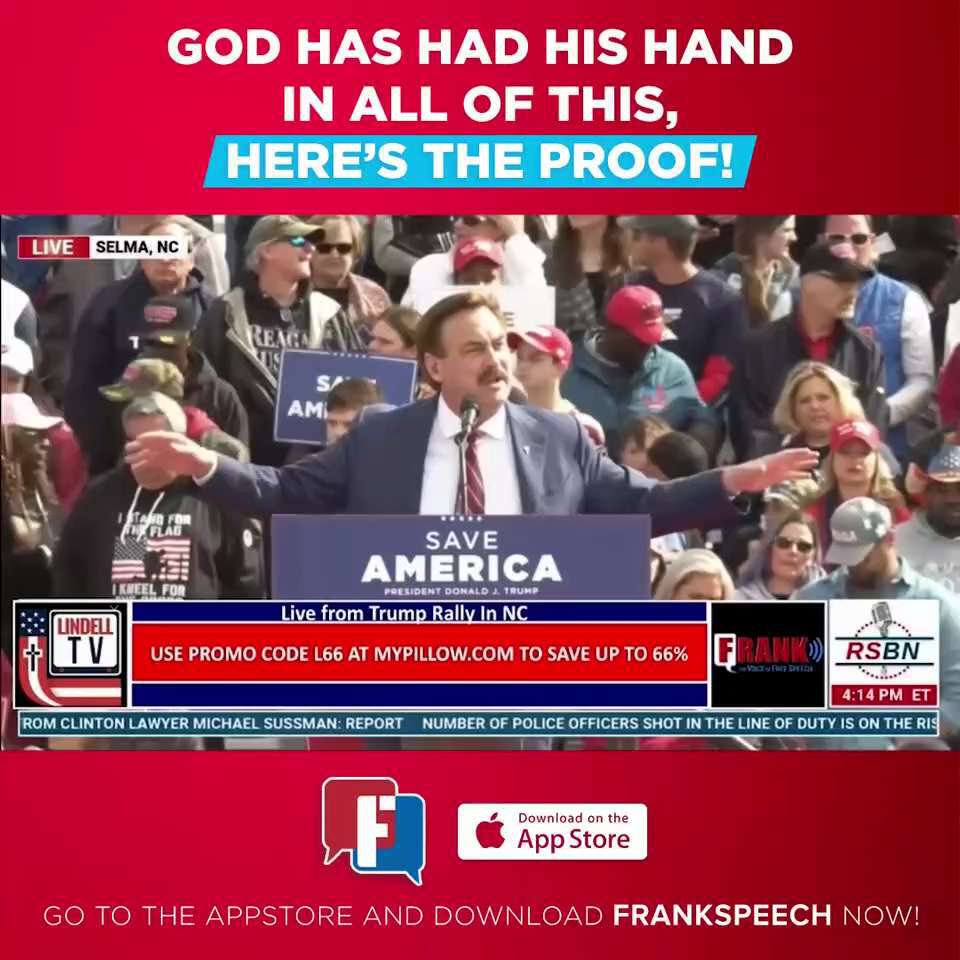 View Mike Lindell's post on GETTR. Join the discussion, share your thoughts, and connect with the community.