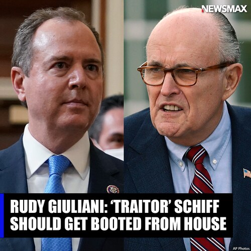 Rep. Adam Schiff is a "liar" and a "traitor" and should be removed from Congress because of the clai...