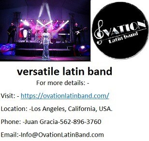 Hire Live versatile latin band at best price in Los Angeles.
Ovation Latin Band is the best versatil...