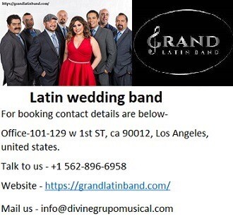 Hire Grand Live Latin wedding band In Los Angeles.

Grand Latin Band is the best associations suppli...