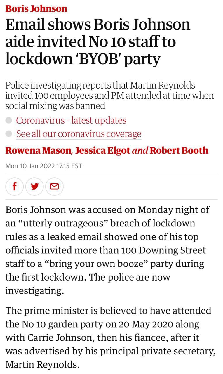 While the globalist big pharma bumbling buffoon Boris is an absolute shit stain, remember the press ...